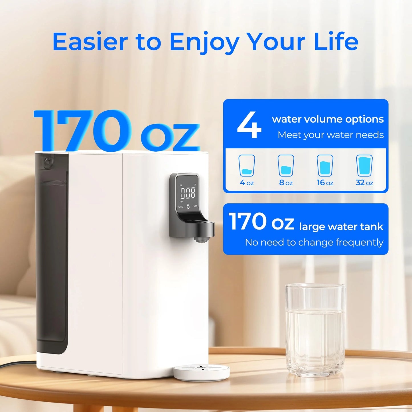 WATERDROP Countertop Water Filter System K19-SFK