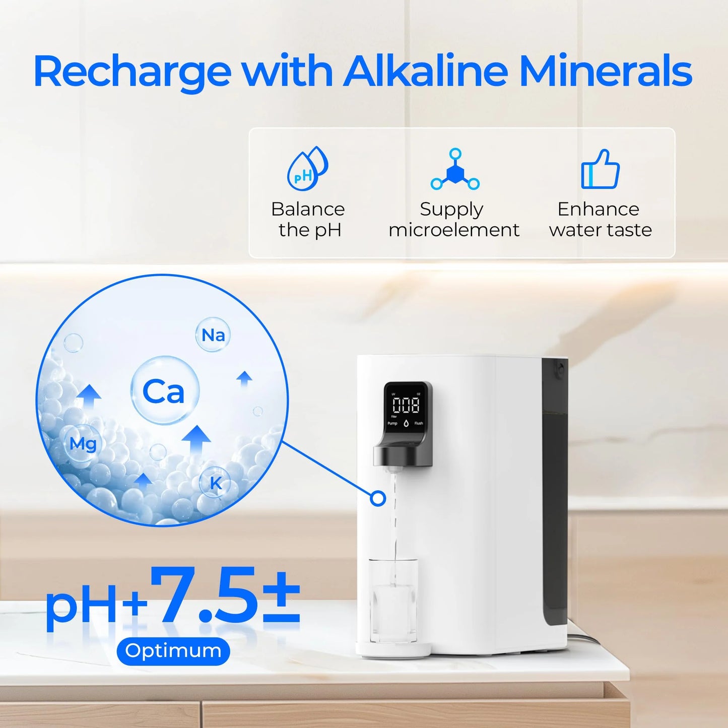 WATERDROP Countertop Water Filter System K19-SFK