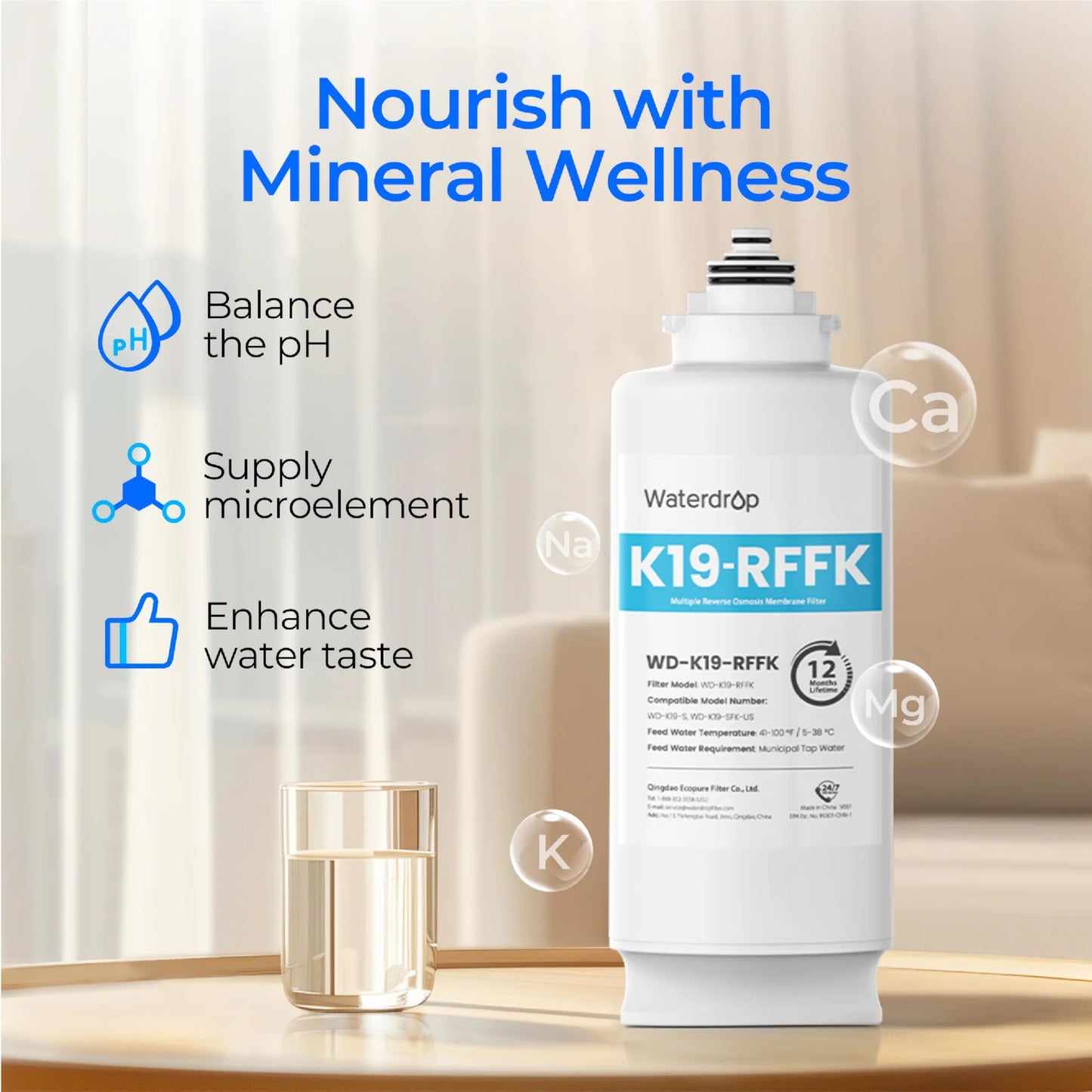 WATERDROP Replacement Filter K19-SFK